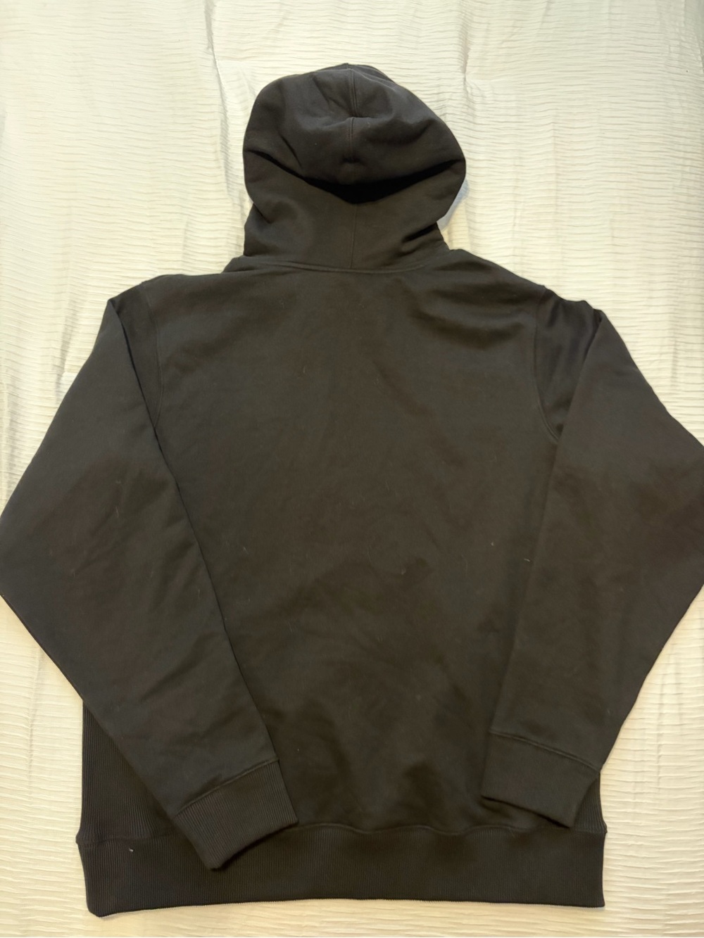 Bad Birdie Black Hooded Pullover with Script Chest Logo - Picture 2 of 3